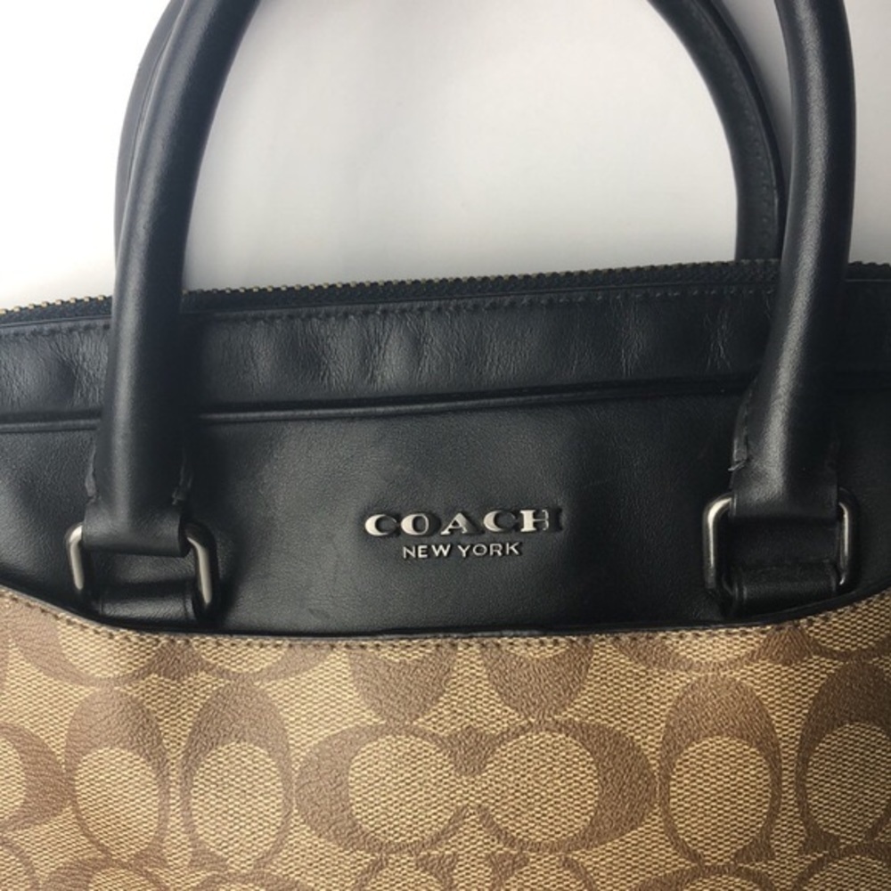 Coach Beckett Mens Slim Briefcase 72978 - Picture 3 of 15